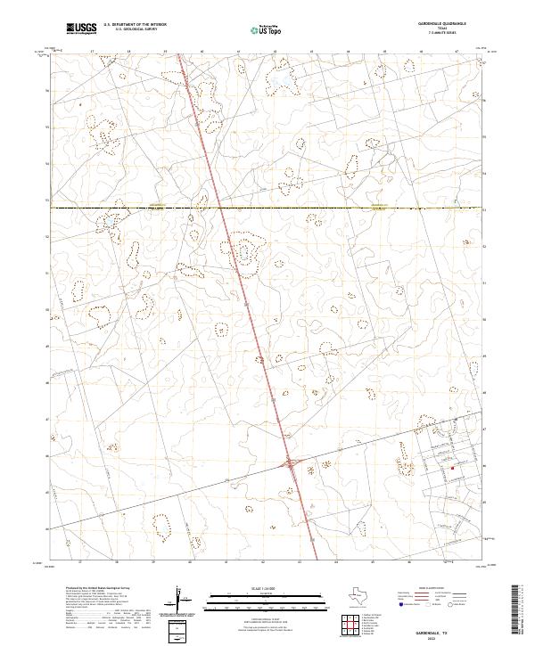 Gardendale topographic map thumbnail