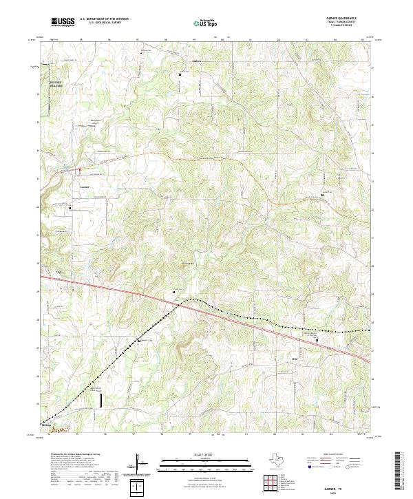 Garner topographic map thumbnail