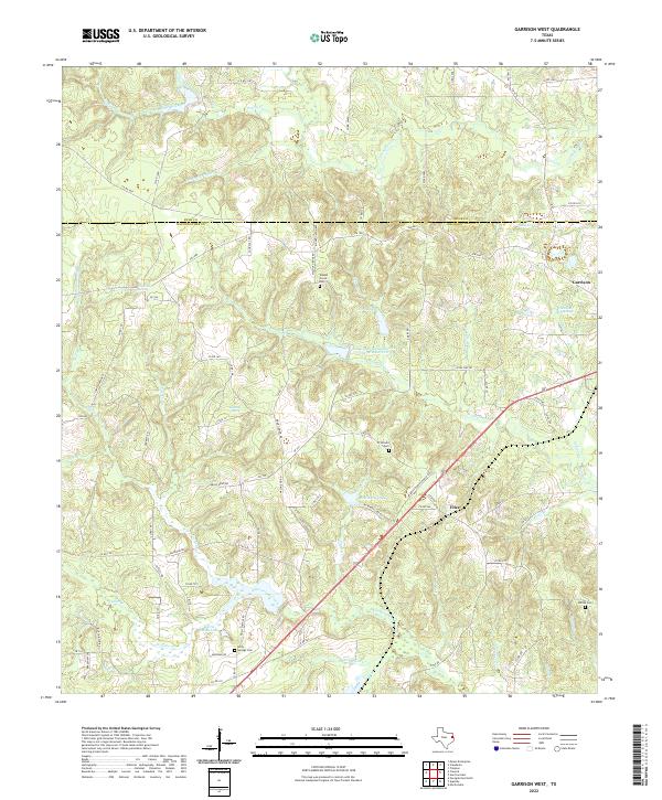 Garrison West 2022 topographic map thumbnail