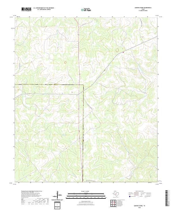 Garven Store 2022 topographic map thumbnail