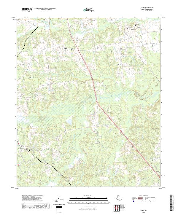 Gary 2022 topographic map thumbnail