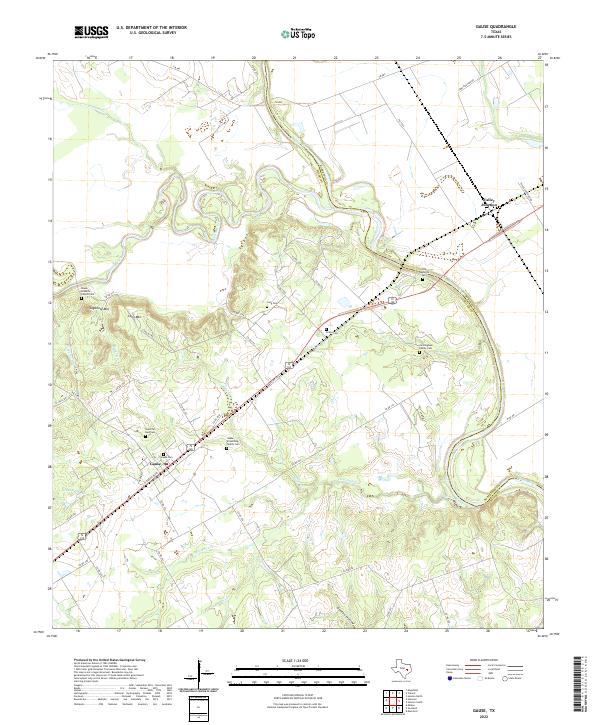 Gause topographic map thumbnail