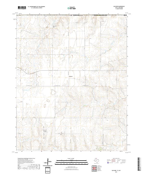 Gaylord topographic map thumbnail