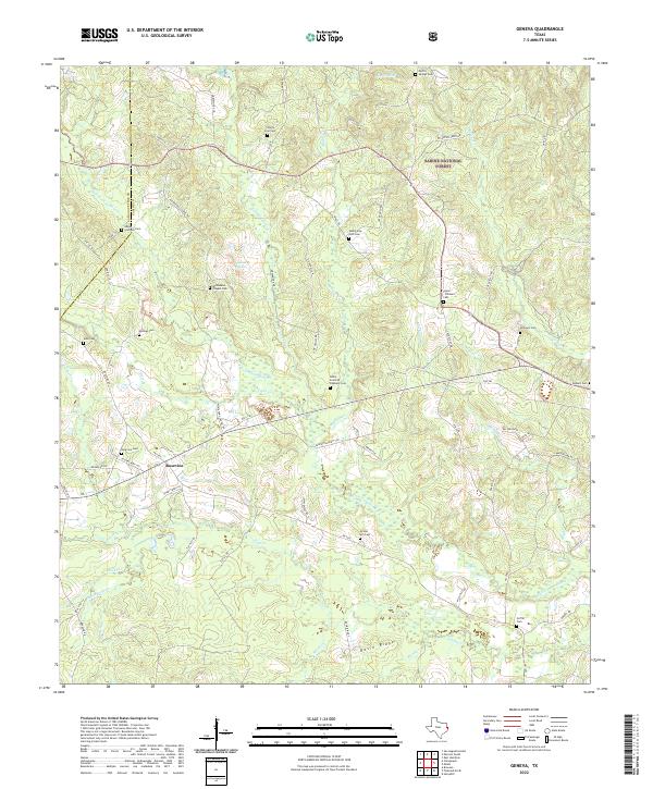 Geneva topographic map thumbnail