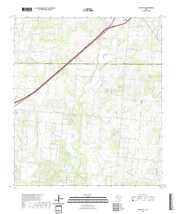 Ghost Hill topographic map thumbnail