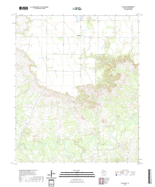 Gilliland topographic map thumbnail