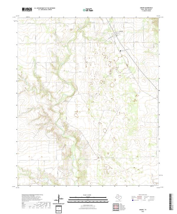 Girard topographic map thumbnail