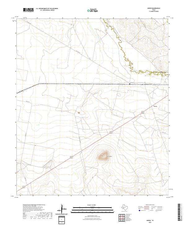 Girvin topographic map thumbnail