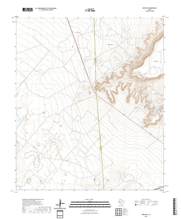 Girvin NE topographic map thumbnail