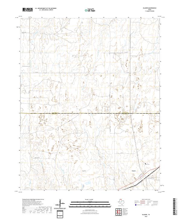 Glazier topographic map thumbnail