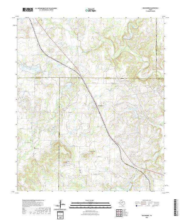 Goldsboro 2022 topographic map thumbnail