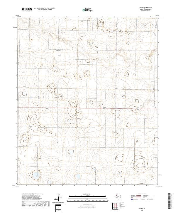 Gomez topographic map thumbnail