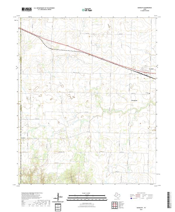Goodlett topographic map thumbnail