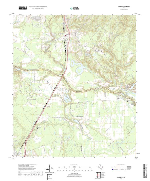 Goodrich topographic map thumbnail