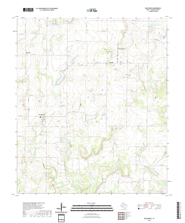 Gouldbusk 2022 topographic map thumbnail