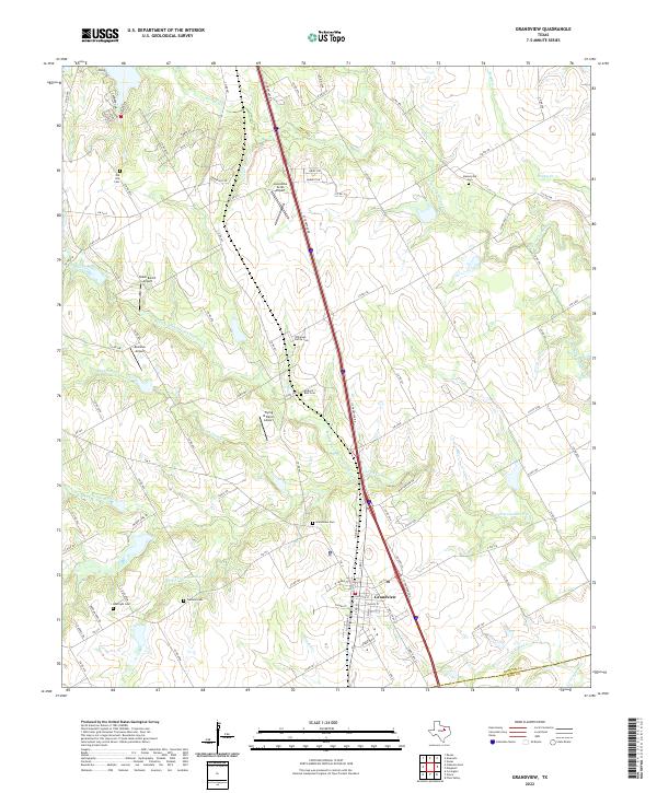Grandview 2022 topographic map thumbnail