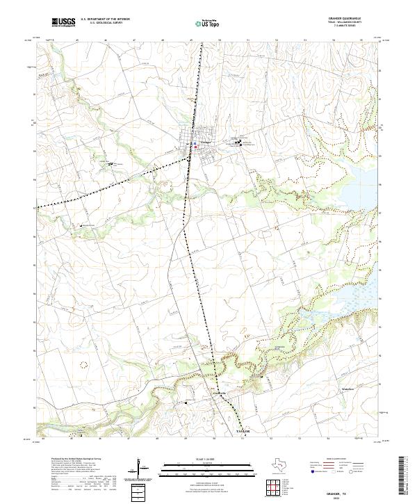 Granger topographic map thumbnail