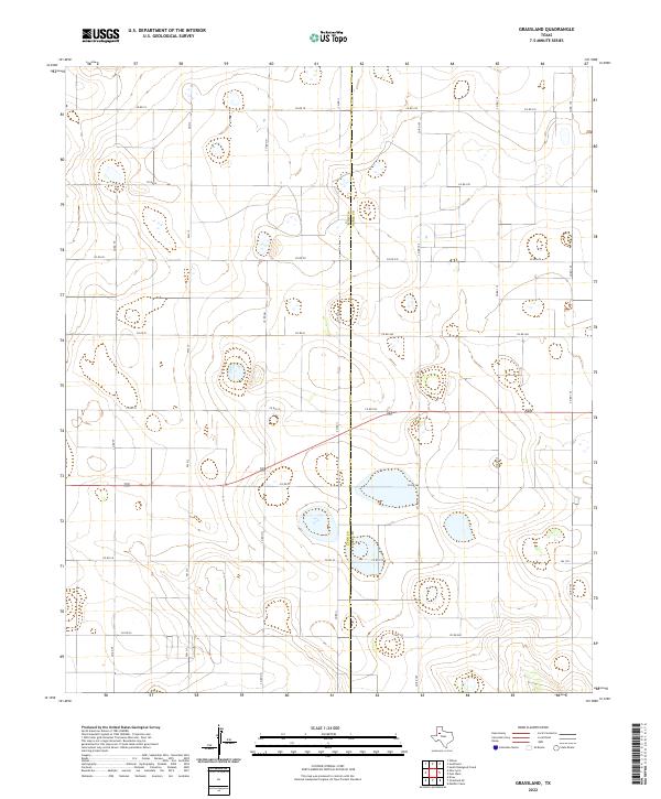 Grassland topographic map thumbnail