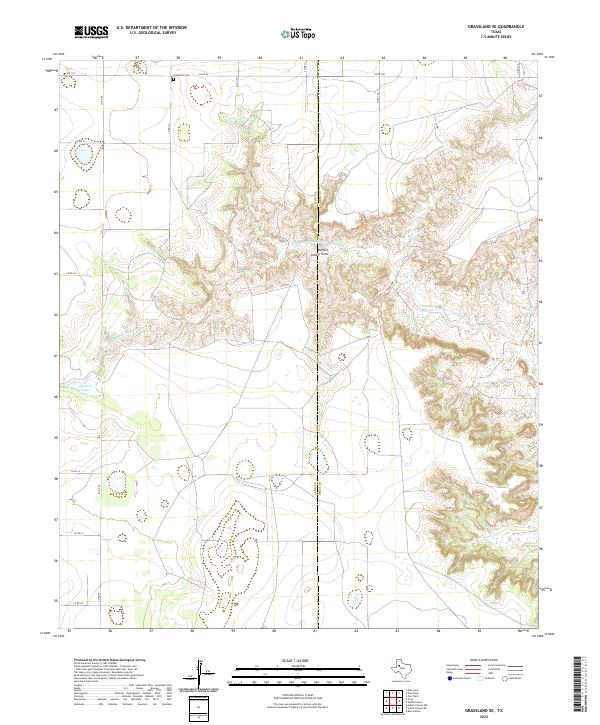 Grassland SE 2022 topographic map thumbnail