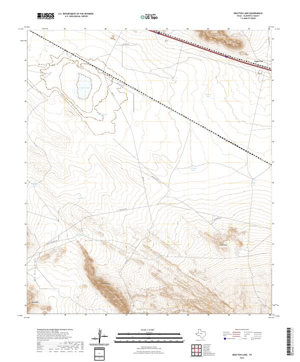 Grayton Lake 2022 topographic map thumbnail