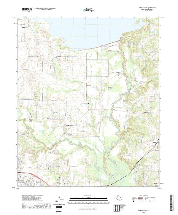 Green Valley topographic map thumbnail