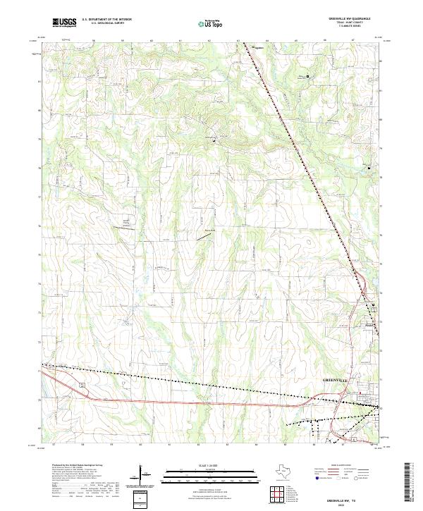 Greenville NW topographic map thumbnail