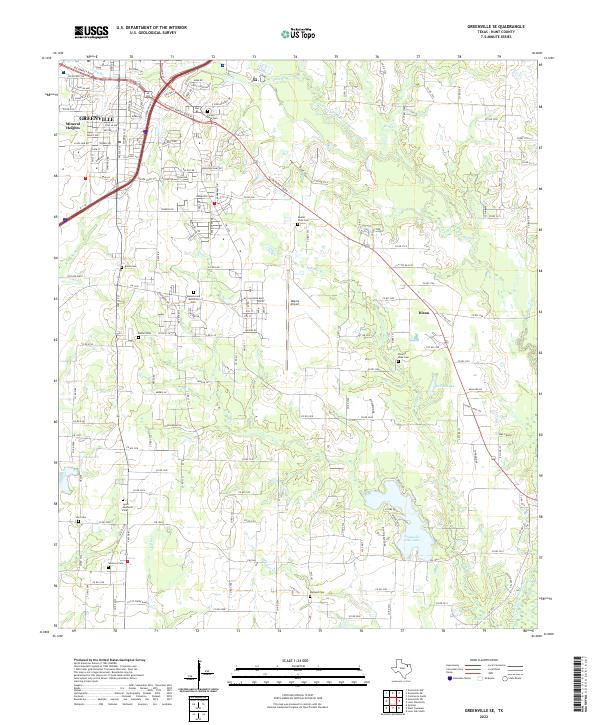 Greenville SE topographic map thumbnail