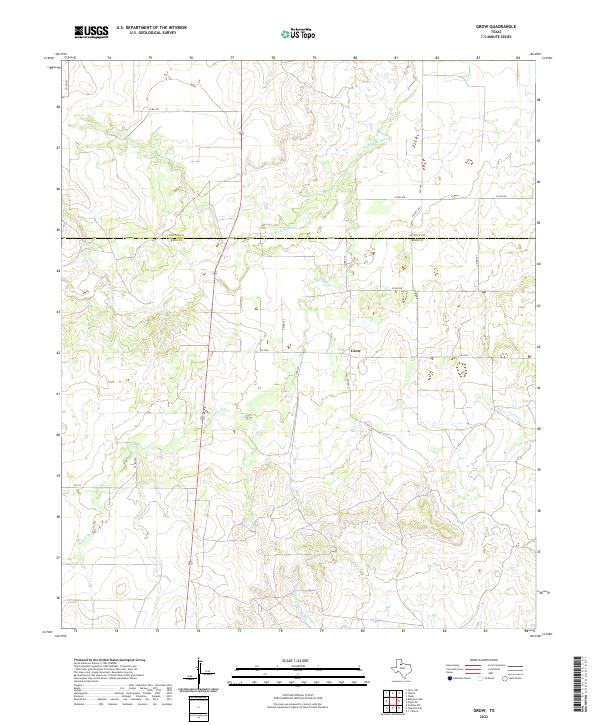 Grow topographic map thumbnail