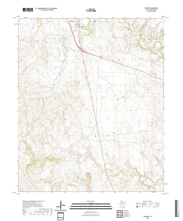 Guthrie topographic map thumbnail