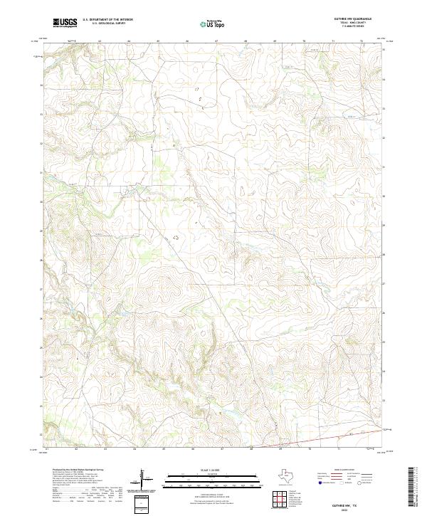 Guthrie NW topographic map thumbnail