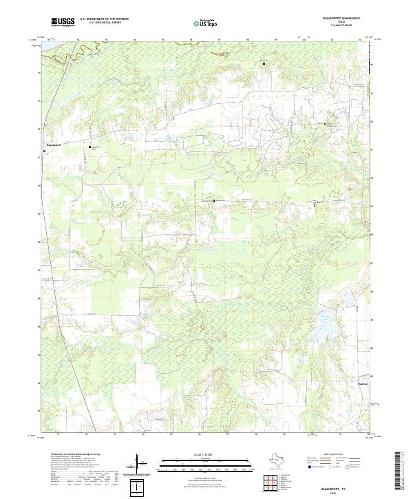 Hagansport topographic map thumbnail