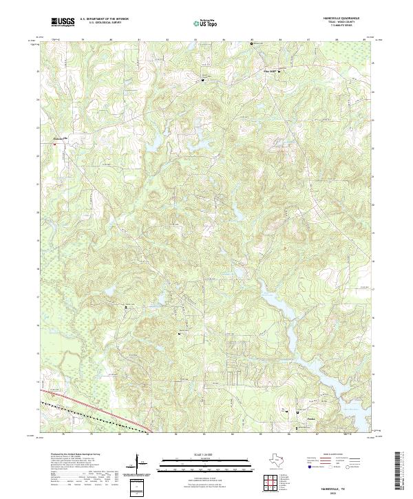 Hainesville topographic map thumbnail