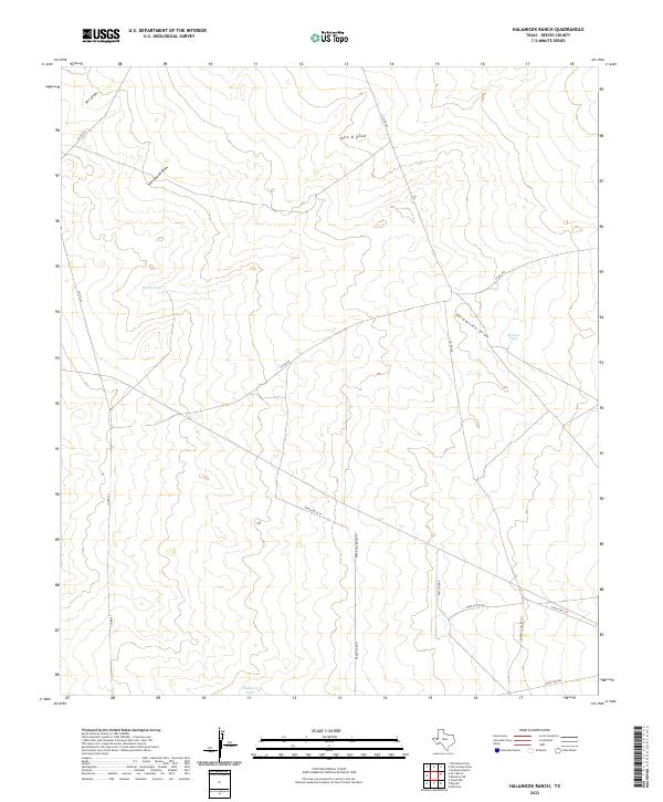 Halamicek Ranch topographic map thumbnail
