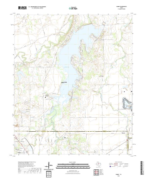 Hamby topographic map thumbnail