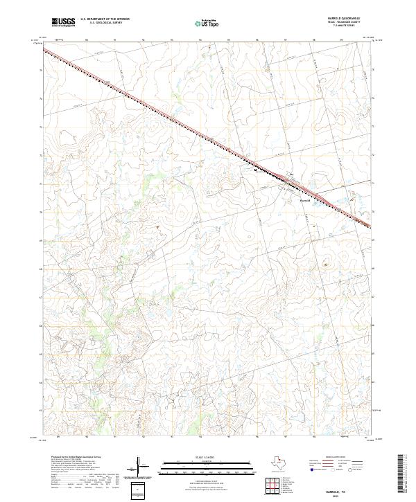 Harrold 2022 topographic map thumbnail
