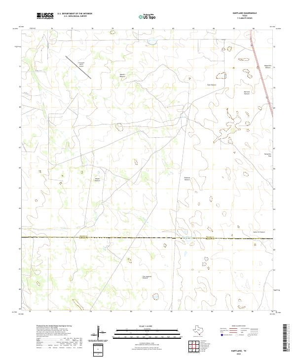 Hartland topographic map thumbnail