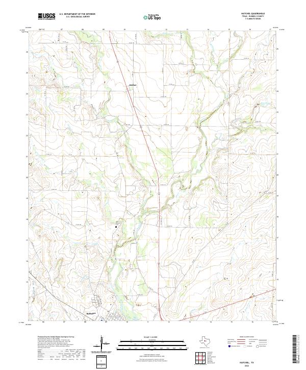 Hatchel topographic map thumbnail