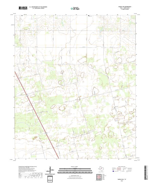 Hawley NE topographic map thumbnail
