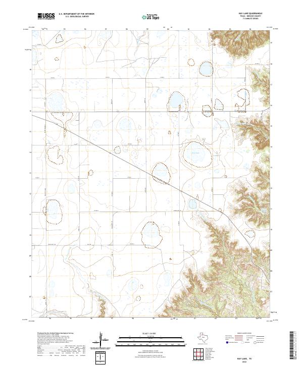 Hay Lake topographic map thumbnail