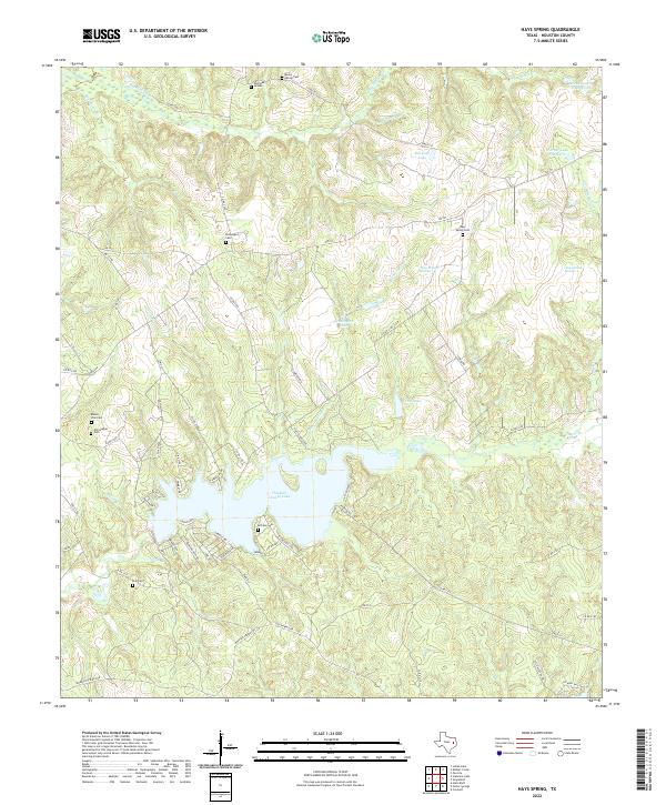 Hays Spring topographic map thumbnail