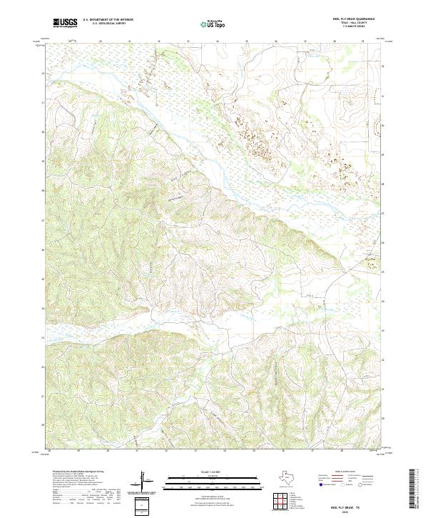 Heel Fly Draw topographic map thumbnail