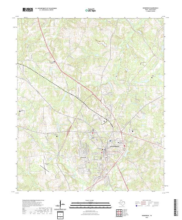 Henderson topographic map thumbnail