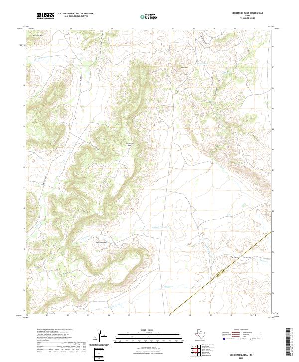 Henderson Mesa topographic map thumbnail