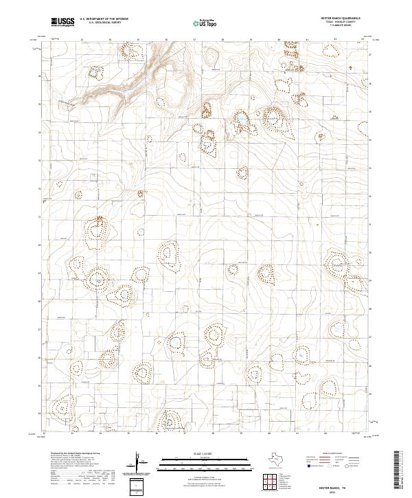 Hester Ranch topographic map thumbnail