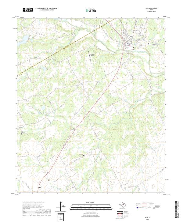 Hico topographic map thumbnail