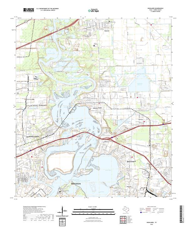 Highlands topographic map thumbnail