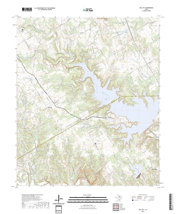 Hill City topographic map thumbnail