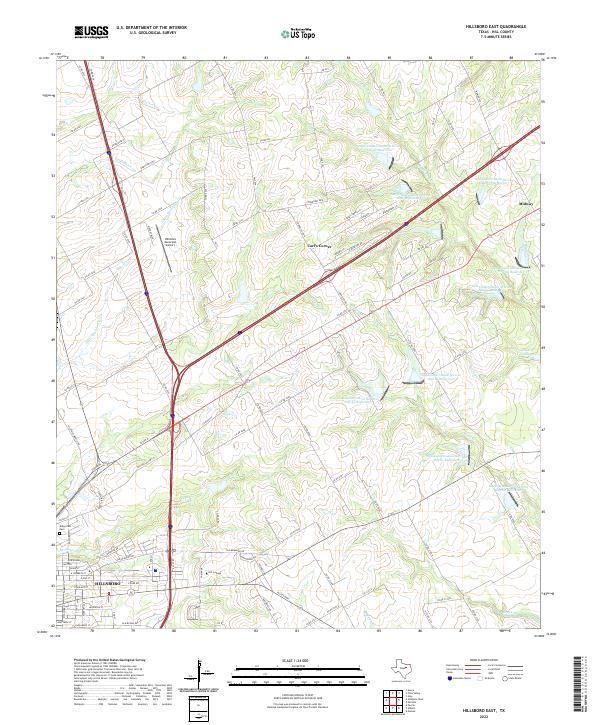Hillsboro East topographic map thumbnail