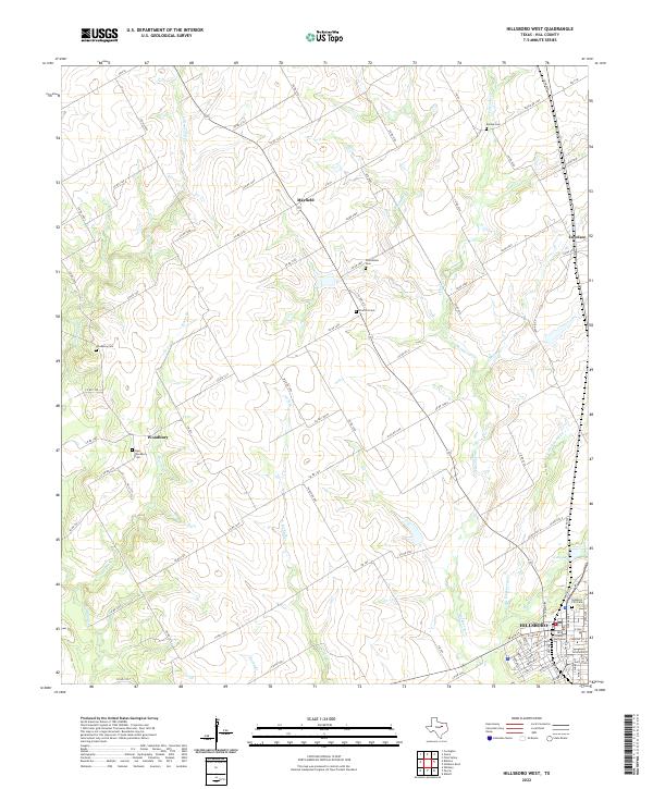 Hillsboro West topographic map thumbnail