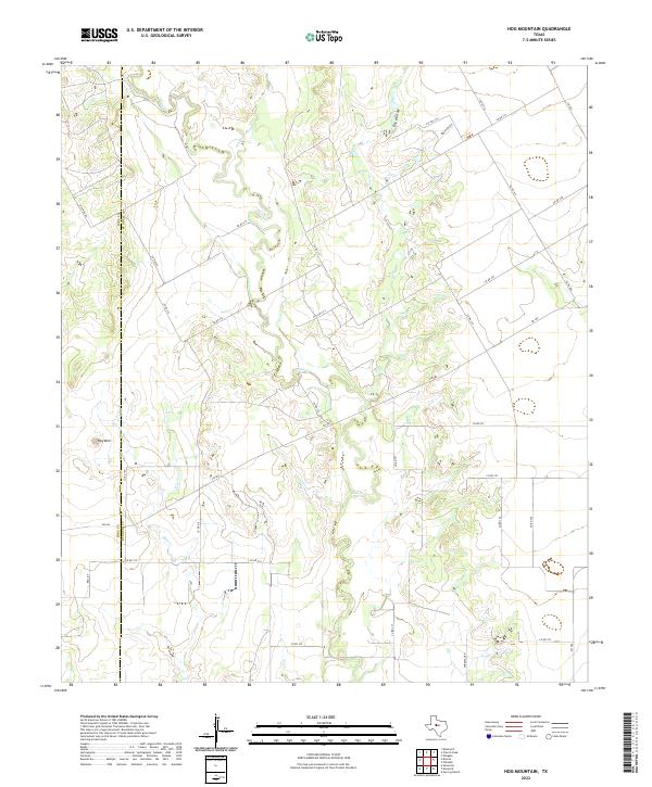Hog Mountain 2022 topographic map thumbnail